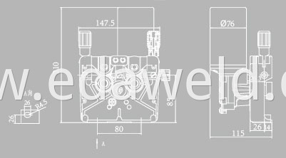 76ZY-02A Welding Wire Feeder Double Drive